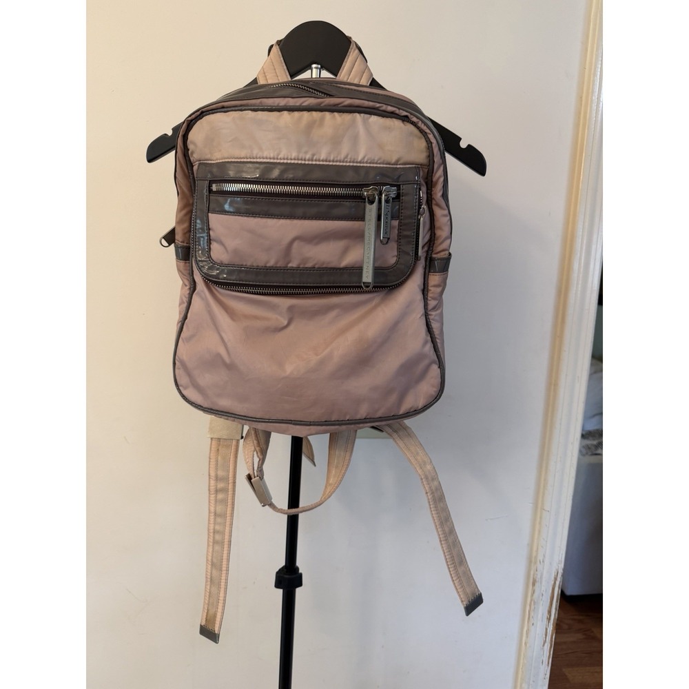 Stella McCarthy x LeSportsac Limited Edition Backpack Polyester Patent Leather